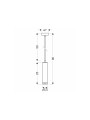 Люстра Candellux Tubo Brown (31-78582), 100025291