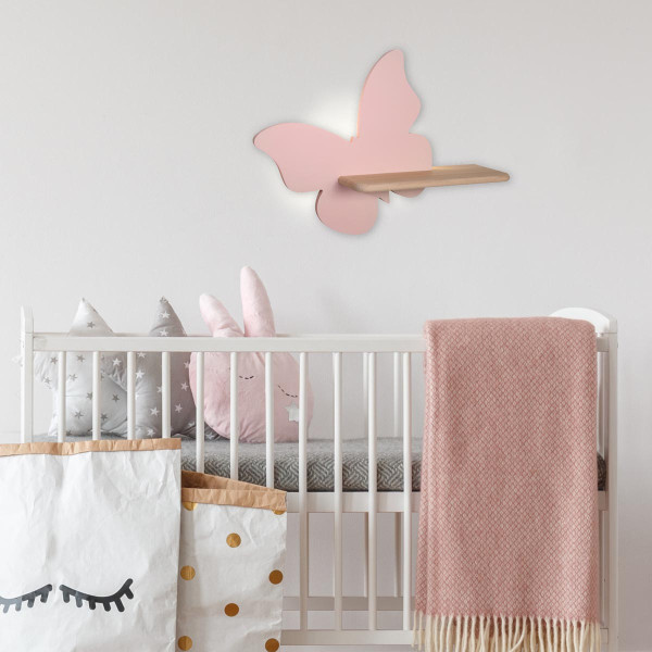 Настенный светильник Candellux BUTTERFLY Pink (21-85177), 100025375