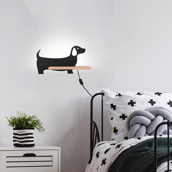 Настінний світильник Candellux DOG Black (21-01047) , 100025384