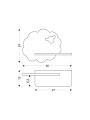 Настенный светильник Candellux SHEEP Black (21-85122), 100025444