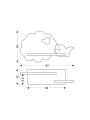 Настенный светильник Candellux SHEEP Grey (21-85146), 100025443