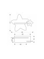Настенный светильник Candellux SHIPI (21-75734), 100025447