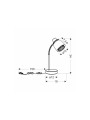 Настольная лампа Candellux Aleksandria Black (41-13774), 100025085