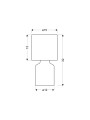 Настільна лампа Candellux INER White (41-79848) , 100025107