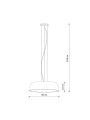 Підвісний світильник Nowodvorski Satellite M E27 7x25W IP20 Bk (11230) , 100024448