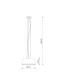 Подвесной светильник Nowodvorski Satellite S E27 3x25W IP20 Wh (11228), 100024449