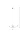 Подвесной светильник Nowodvorski Simone GX53 1x12W IP20 Bk (11410), 100024438