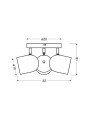 Спот Candellux AZURO Grey (98-63236), 100025472