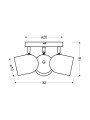 Спот Candellux AZURO White (98-63274) , 100025471