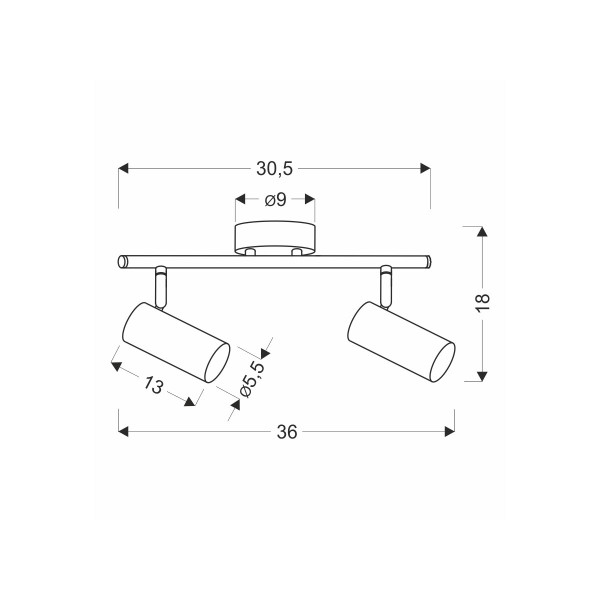 Спот Candellux Colly White (92-01610), 100025325