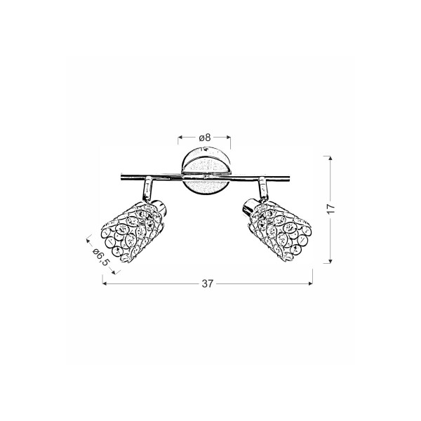 Спот Candellux YORK Gold (92-70104) , 100025343