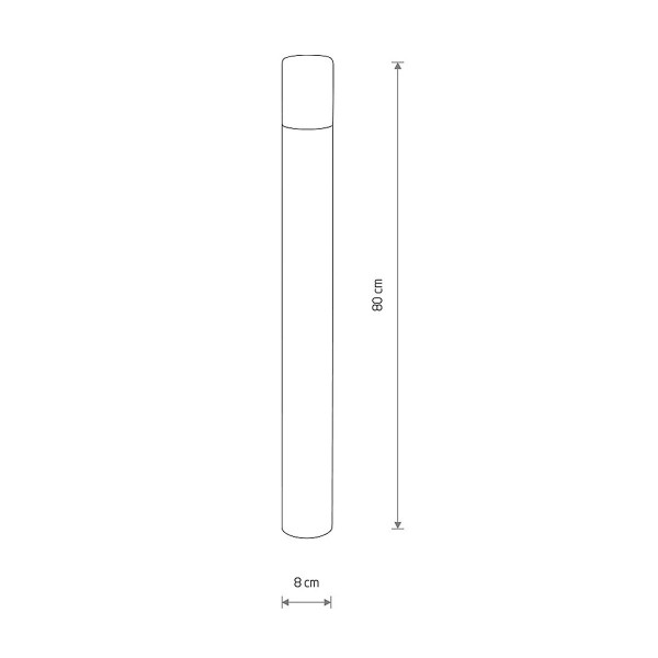 Светильник уличный Nowodvorski Ida E27 1x10W IP44 Bk (11373), 100024456