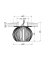 Точечный светильник Candellux SK-93 White (2284170), 100025519