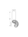 Точковий світильник Candellux TUBA Black (2282763) , 100025341