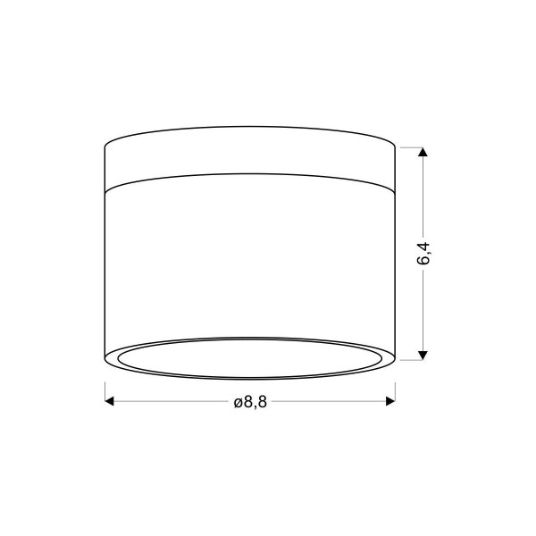 Точковий світильник Candellux TUBA Black and White (2273631) , 100025528
