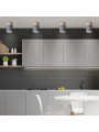 Точковий світильник Candellux TUBA Brown and Grey (2284262) , 100025536
