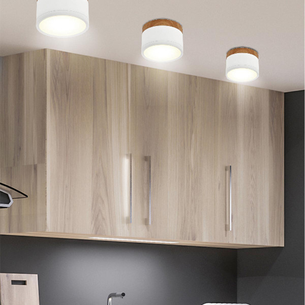 Точечный светильник Candellux TUBA Brown and White (2273648), 100025527