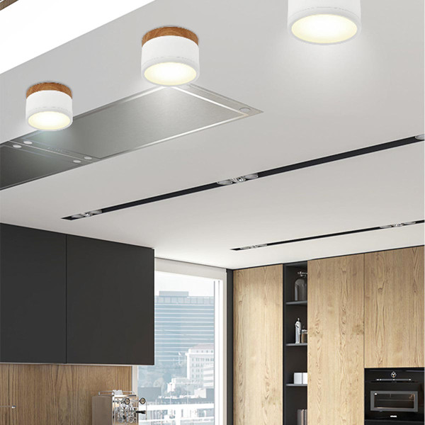 Точечный светильник Candellux TUBA Brown and White (2273648), 100025527