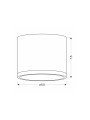 Точковий світильник Candellux TUBA Gold and Black (2275956) , 100025532