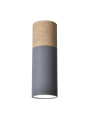 Точечный светильник Candellux TUBA Grey (2284286), 100025523