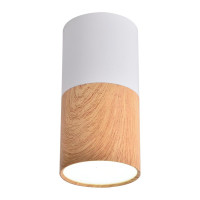 Точечный светильник Candellux TUBA White and Brown (2273655)