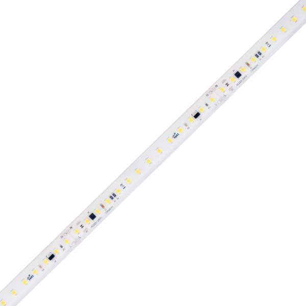 Светодиодная лента COLORS 2835-104-220V-IP65 10.6W 1100Lm 5700K 20м (H8104-230V-12mm-IP65-W), 100028225