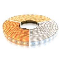 Светодиодная лента Mi-light 60-5050-12V-IP65 9,6W 660Lm 2600+6500К 5м (MI-LED-DW60CCT1265-SW-CW)