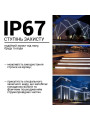 Світлодіодна стрічка RISHANG 120-2835-12V-IP67 8,6W 630Lm 6500К 5м (RN32C0TA-B-W) , 100022419