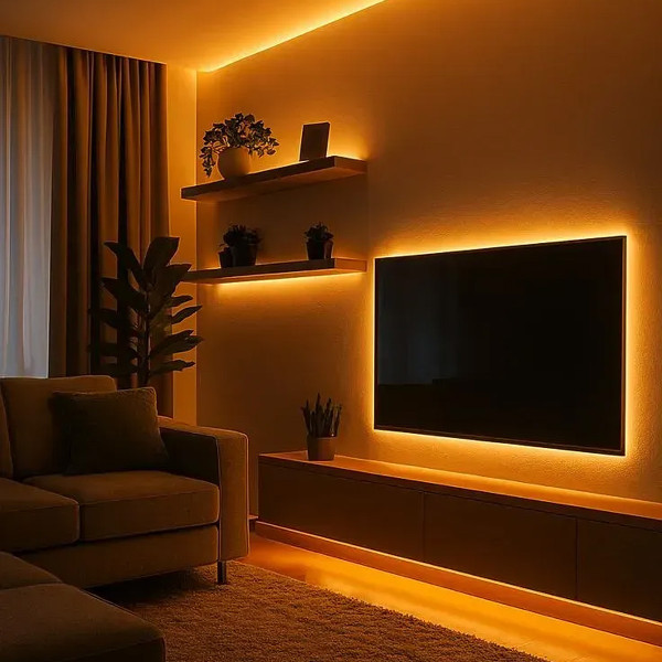 Светодиодная лента COLORS 2835-120-24V-IP20 8.4W 745Lm 2700K 50м (D8120-24V-8mm-8.4W-SW9_50), 100028333