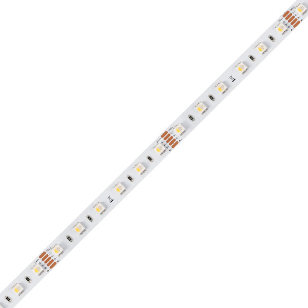 Світлодіодна стрічка COLORS 5050-60-24V-IP20 16.8W RGB+3000K 5м (D560RGBWW-24V-12mm) , 100028282