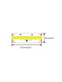 Світлодіодна стрічка COLORS COB-24V-IP20 12W 670Lm 4000K 5м (DFS6-24V-10mm-NW) , 100028271