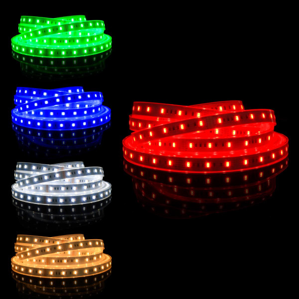 Светодиодная лента Mi-light 60-5050-24V-IP65 24W 720Lm RGB+2700+6500К 5м (MI-LED-RGBW60CCT2465U-RGB-WW-CW), 100021192