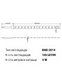 Світлодіодна стрічка RISHANG 126-2014-24V-IP33 8,6W 710Lm 3000К 5м (RD04C6VC-WW) , 100022359