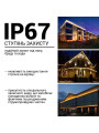 Светодиодная лента RISHANG 128-2835-24V-IP67 12W 1385Lm 3000К 5м (RDA2C8TC-A-WW), 100022399