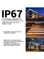 Світлодіодна стрічка RISHANG 128-2835-24V-IP67 12W 1535Lm 4000К 5м (RDA2C8TC-A-NW) , 100022398