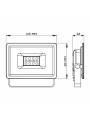 Светодиодный прожектор BIOM 20W 6200К 220V IP65 (S6-SMD-20-Slim), 100028057