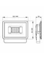 Светодиодный прожектор BIOM 30W 6200К 220V IP65 (S6-SMD-30-Slim 6200K), 100028058