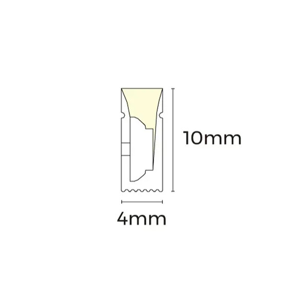 Гнучкий неон COLORS 12V IP65 7.2W 270Lm 4000K 5м (NMS0410-12V-NW) , 100028367