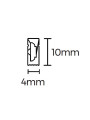 Гнучкий неон COLORS 24V-IP65 7.2W 240Lm 3000K 5м (NMS0410-WW) , 100022287