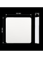 Накладной светильник Biom BY 220V 48W 5000K 4320Lm IP33 Матовый (Frosted) (BYS-01-48-5), 100022149