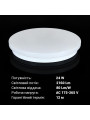 Світильник світлодіодний Biom DL-R102 5000K 24Вт без д/к (DL-R102-24-5) , 100023291