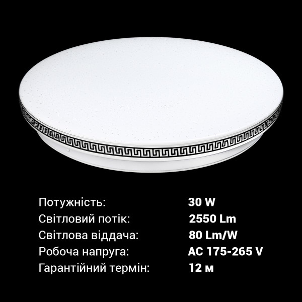 Потолочный светильник Biom DL 230V 30W 5000K IP20 без д/у (DL-R107-30), 100024107