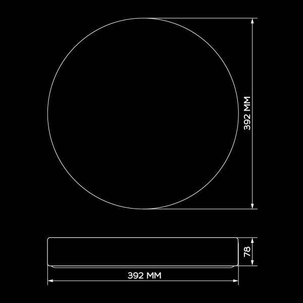 Стельовий світильник Biom DL 230V 45W 5000K IP20 без д/к (DL-R802-45) , 100023904