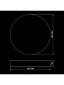 Стельовий світильник Biom DL 230V 45W 5000K IP20 без д/к (DL-R802-45) , 100023904