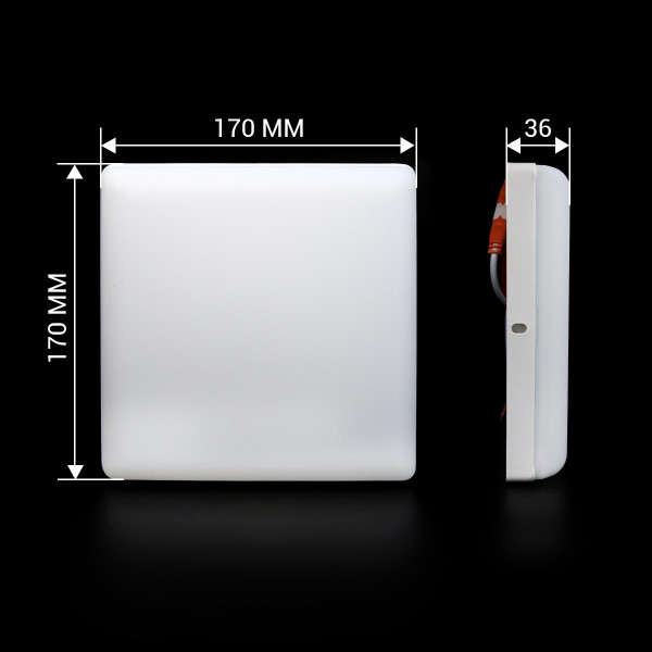 Світильник світлодіодний Biom HB 230V 24W 5000К IP20 (HB-S24W-5) , 100023855