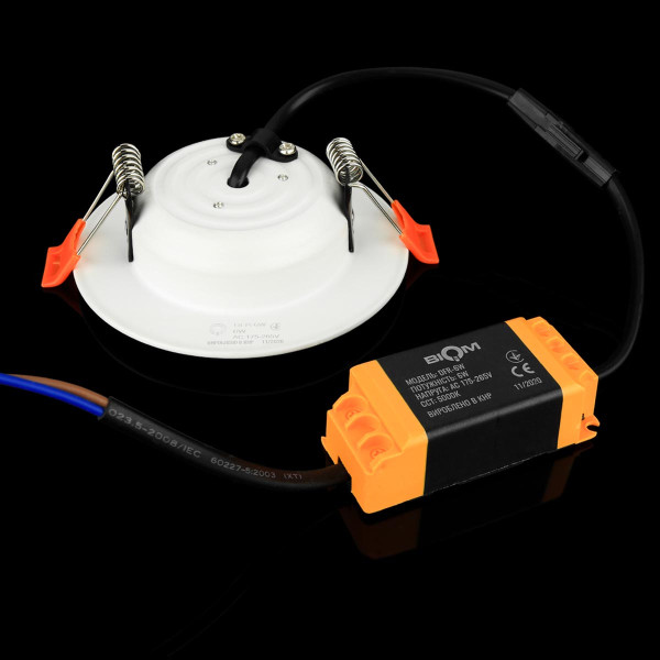Встраиваемый светильник Biom DF 220V 6W 5000K 540Lm IP20 Матовый (Frosted) (DFR-6W), 100019671