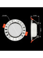 Встраиваемый светильник Biom DF 220V 6W 5000K 540Lm IP20 Матовый (Frosted) (DFR-6W), 100019671