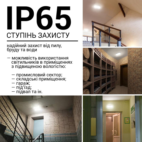 Світильник світлодіодний ЖКГ Biom MPL 12W 6000К, овал (MPL-О12-6) , 100017816