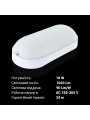 Світильник світлодіодний ЖКГ Biom MPL 18W 6000К, овал (MPL-О18-6) , 100017817