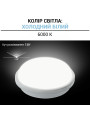 Світильник світлодіодний ЖКГ Biom SMPL 15W 6000К, коло, sensor (SMPL-R15-6) , 100017818